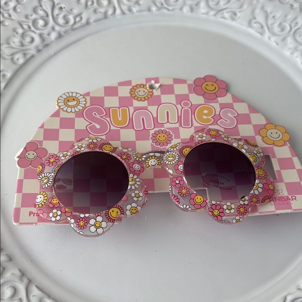NWOT Pink Flower Sunnies for Kids